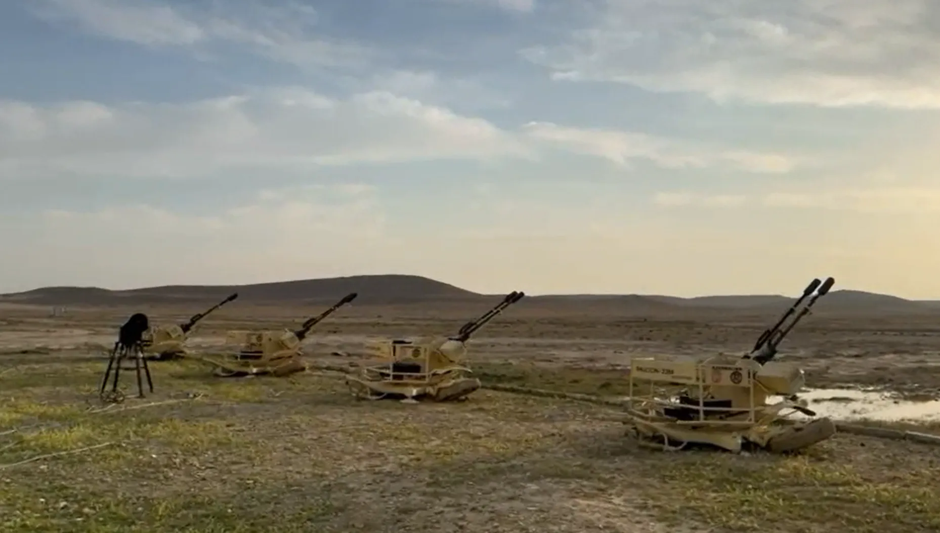 Falcon 23-4M Lightning Hava Savunma Sistemi Azerbaycan'a Ulaştırıldı